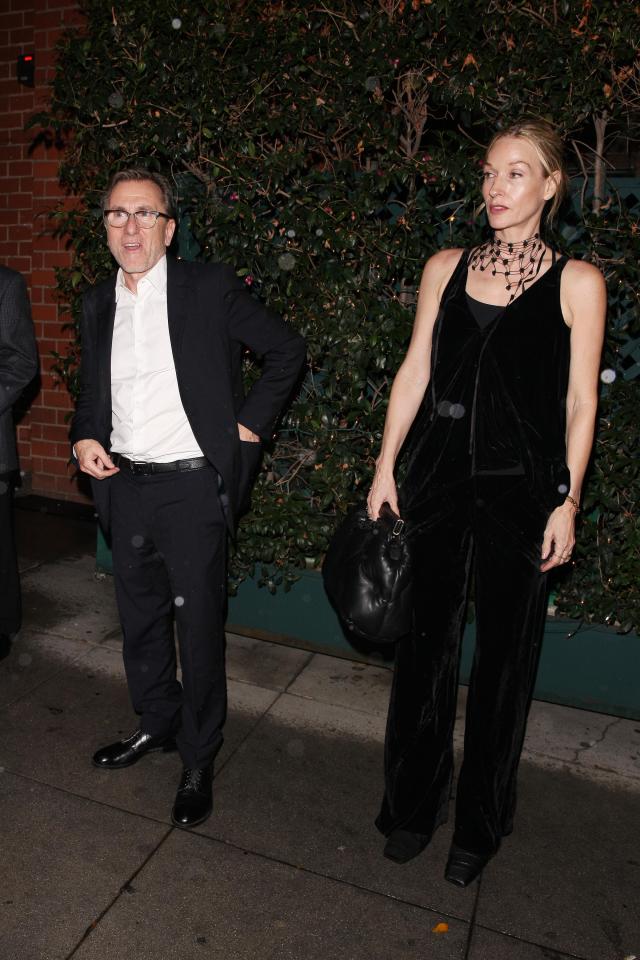  Actor Tim Roth brought along his wife Nikki Butler