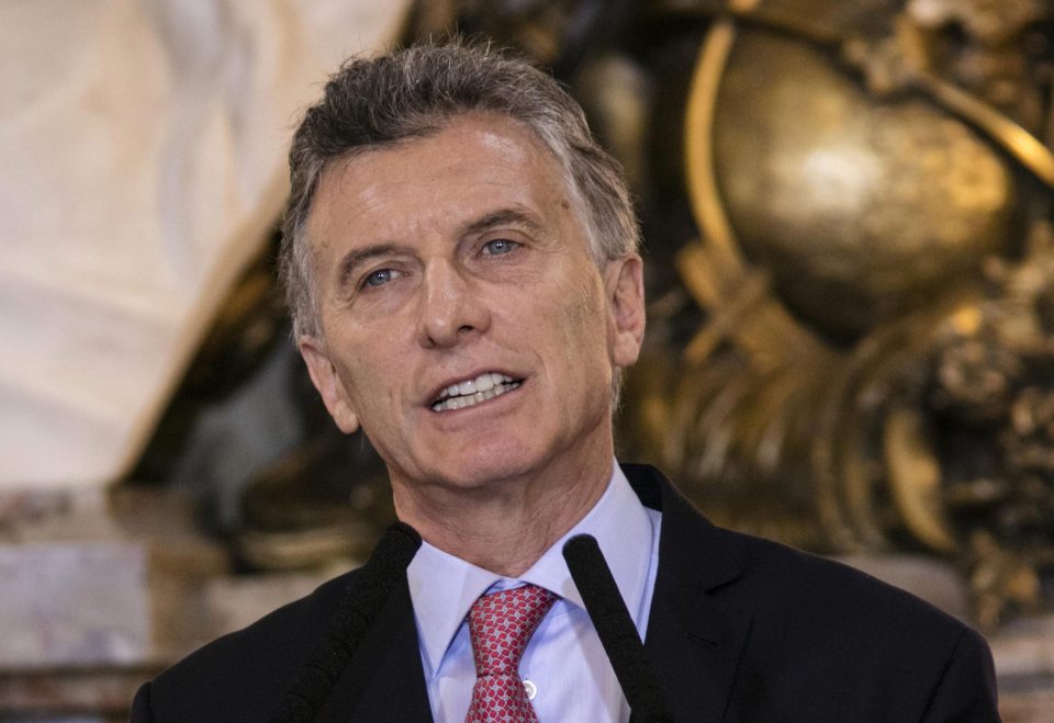  Argentina's President Macri is meeting with Mrs May during the G20 Summit