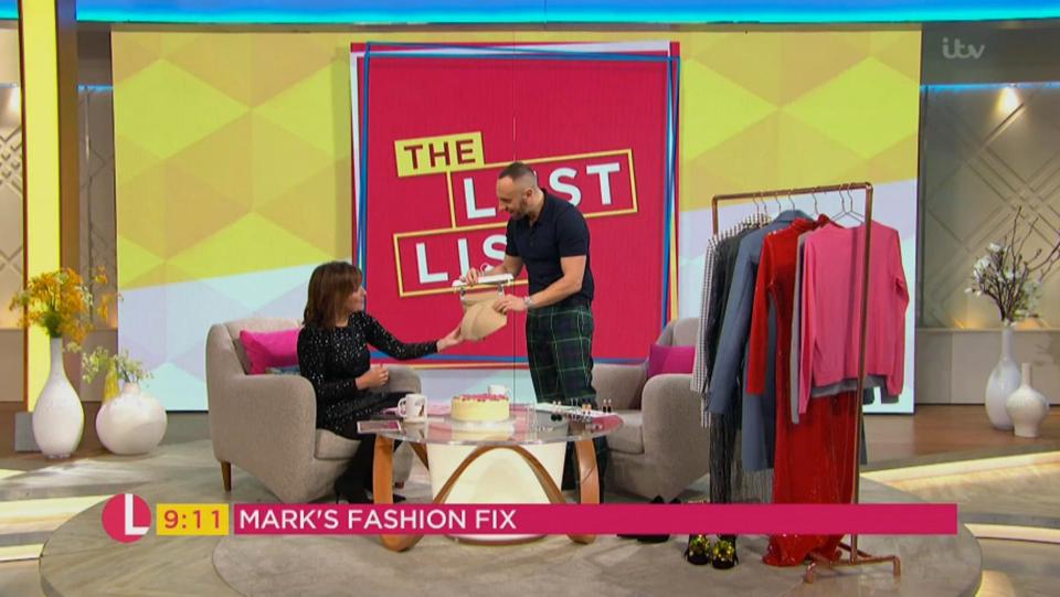  Lorraine viewers were stunned when Mark Heyes promoted a £10 pair of fake bum pants on today's show