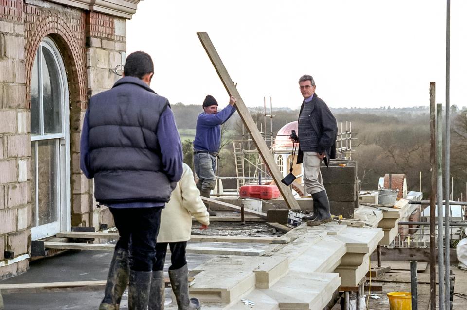  Hoogstraten overseeing works. No building appears to be taking place currently