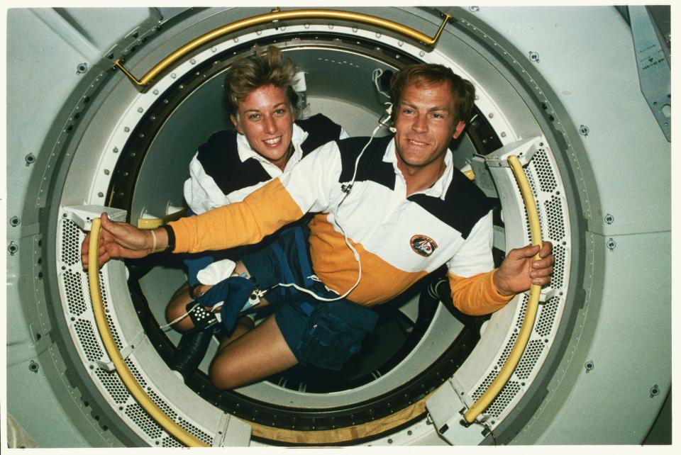  The couple married in secret shortly before their NASA mission in the early 90s