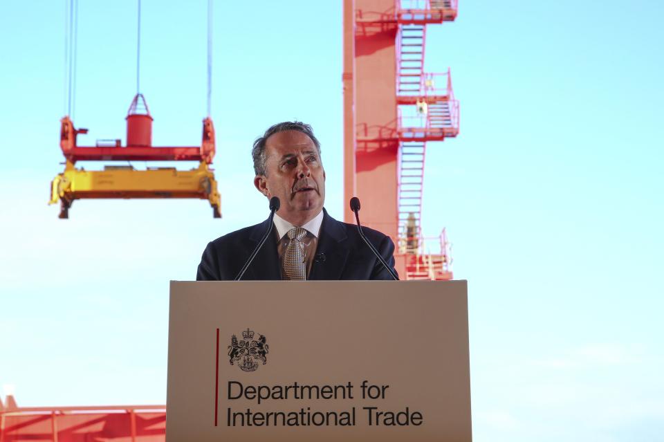  Liam Fox vowed to support Mrs May's deal