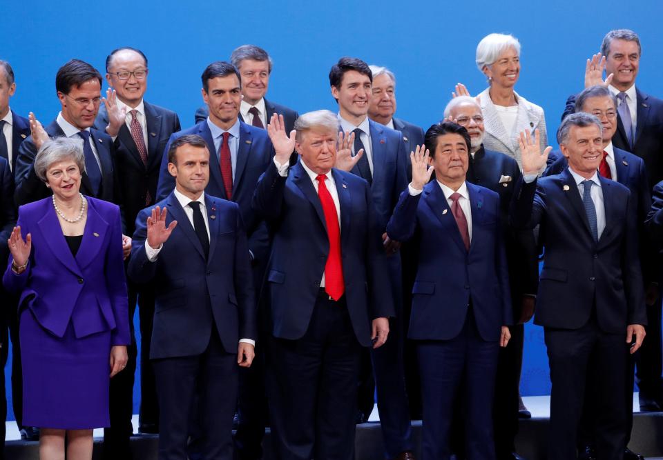  In the family photo she appeared right next to Emmanuel Macron - who was said to be furious over being denied access to our fish after Brexit