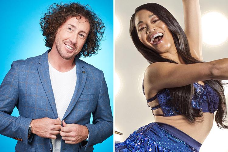  Ryan Sidebottom, left, is paired with Brandee Malto, right