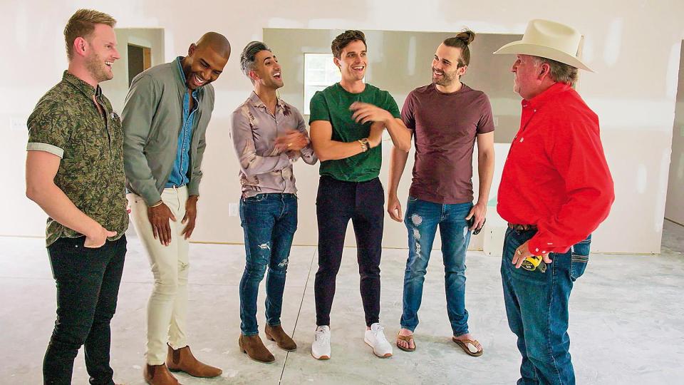  The Fab Five doing what they do best on Queer Eye