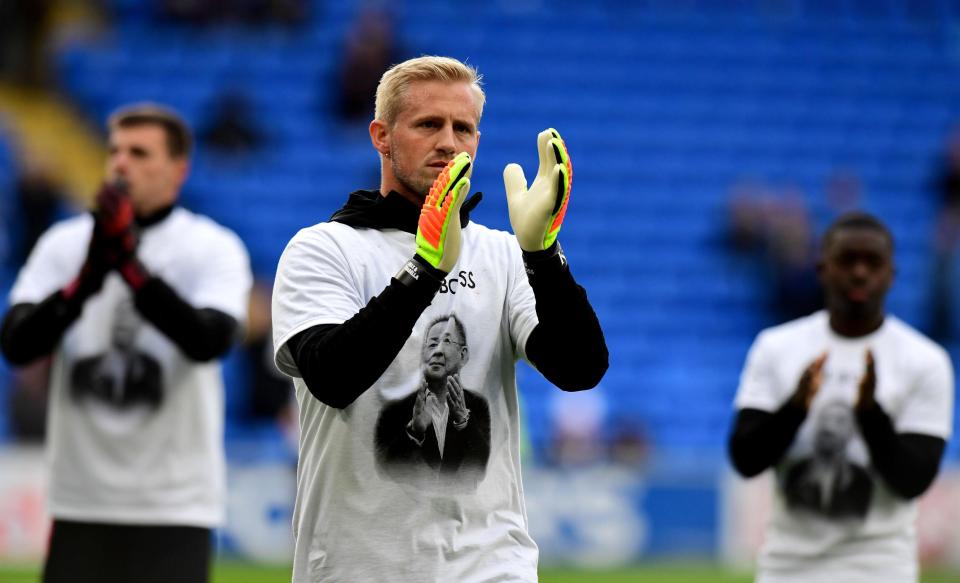  Kasper Schmeichel has revealed Leicester were inspired to win at Cardiff to honour their owner