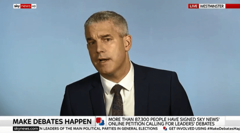  Steve Barclay said a decision on a head-to-head debate would be taken in due course