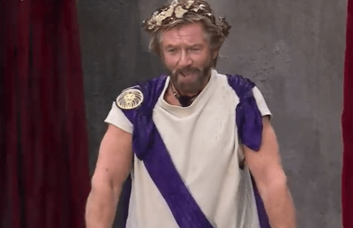  Noel Edmonds shocks his campmates when he makes his grand entrance in tonight's I'm a Celebrity