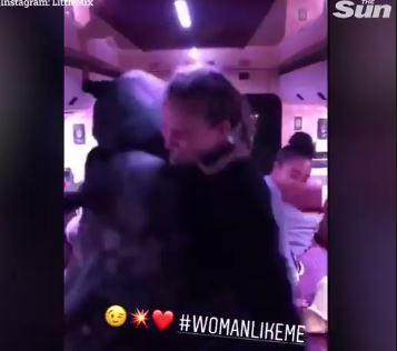  Perrie and Jesy hugged as they danced in the clip that was shared to their 10.1 million followers