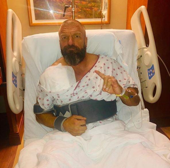 Triple H has provided an update after undergoing emergency surgery