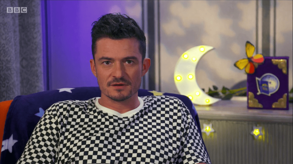  The star is the latest in a long line of celebs to read the CBeebies bedtime story