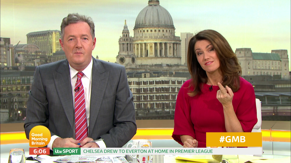  Susanna Reid felt sorry for herself after her burn got infected over the weekend