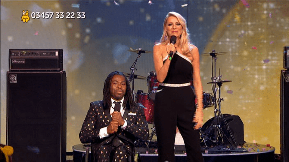  Tess Daly opened the show with co-host Ade Adepitan