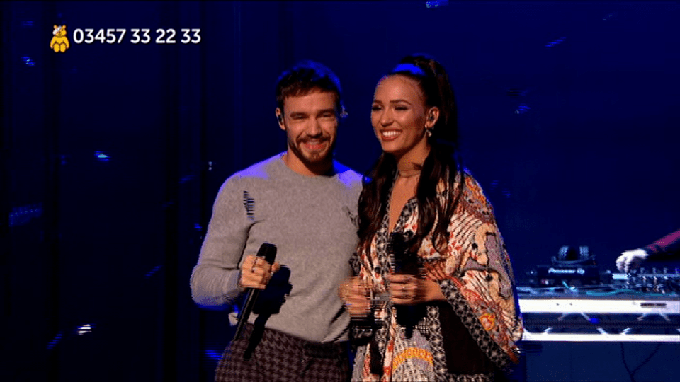  Liam Payne performed with actress/singer Lennon Stella