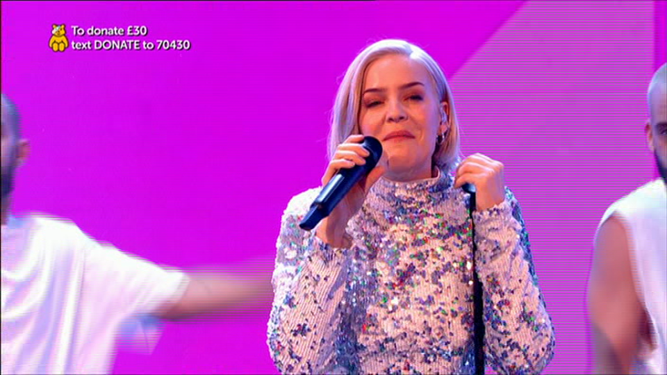  Anne-Marie was among the performers tonight