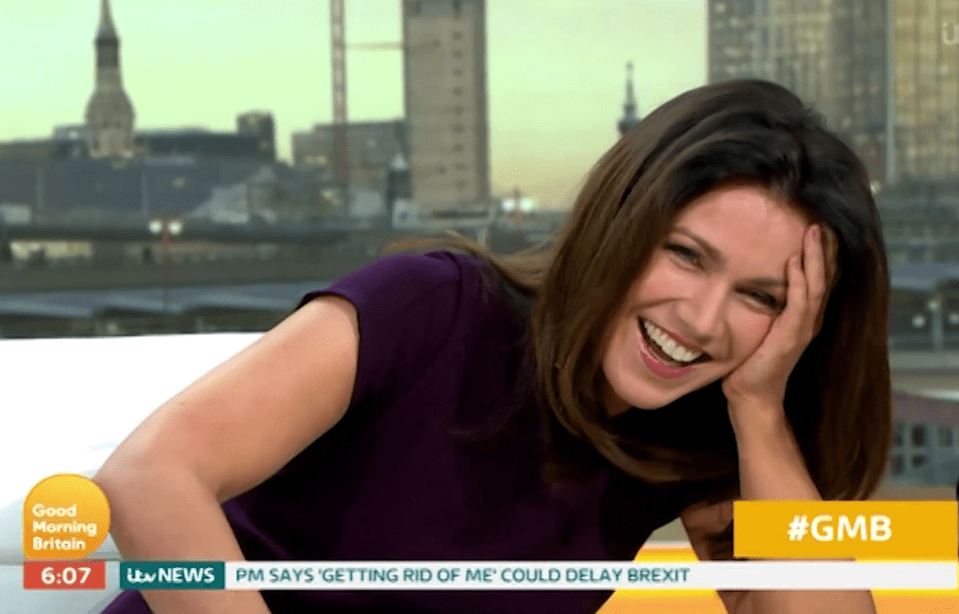  Susanna laughed off Piers' claims Steve would be heartbroken