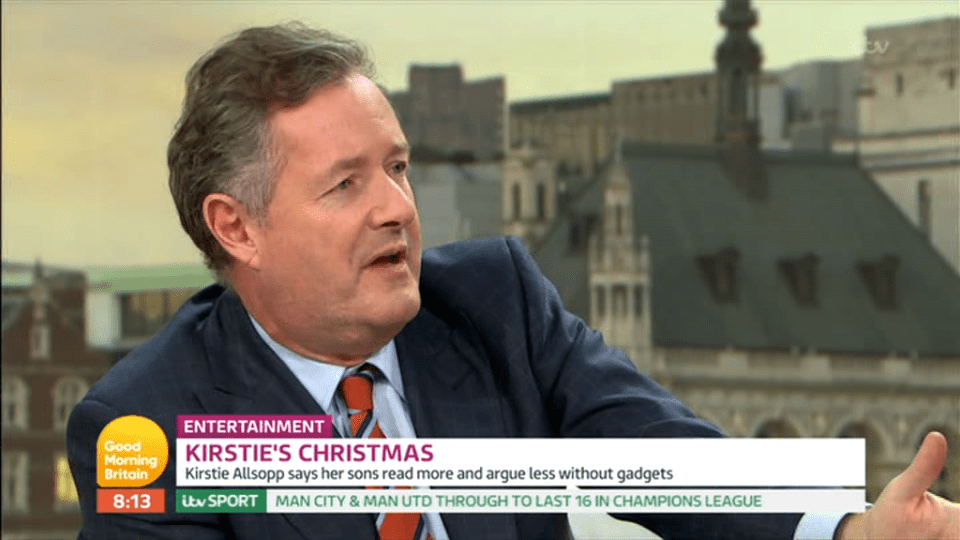  Piers Morgan asked Kirstie Allsopp why she quit Twitter after she was slammed for her drastic action