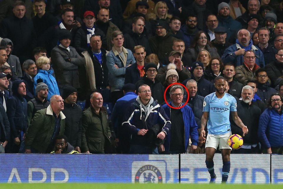  A video taken during Man City's game against Chelsea appears to show a fan calling Sterling a f***ing black c***