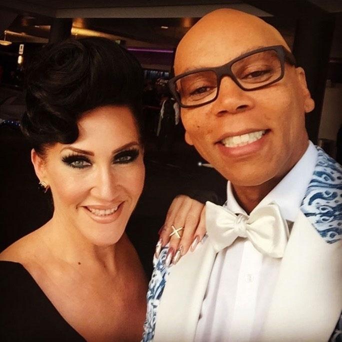  Michelle Visage with RuPaul