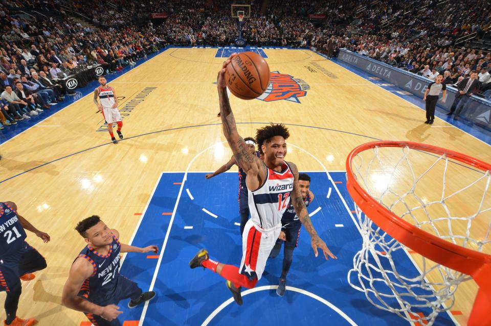  Kelly Oubre Jr is looking forward to his first trip to London with the Washington Wizards next month