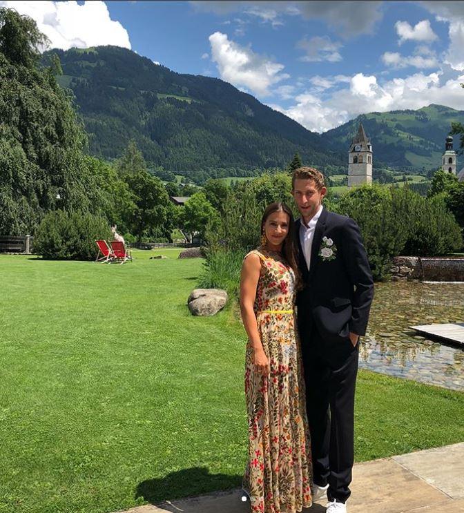  Kiessling and Norina posed for pictures together at a wedding over the summer