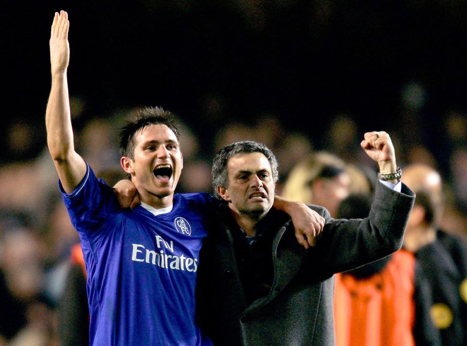  Jose Mourinho got the best out of Frank Lampard by being positive and praising him