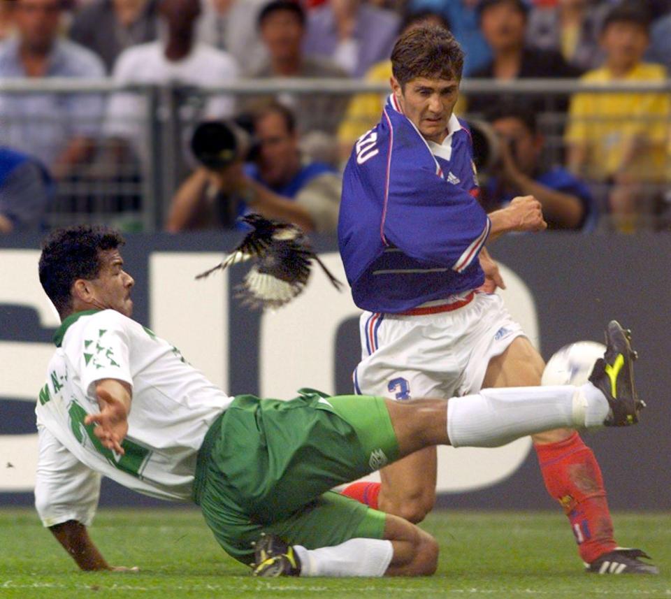  Bixente Lizarazu was the first-choice left-back for France at the tournament