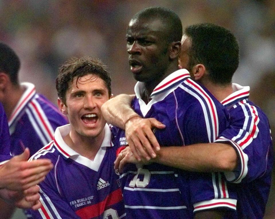  Lilian Thuram was a rock in the heart of defence for France in 1998