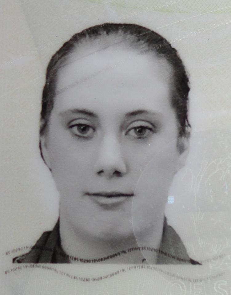  Lewthwaite's photograph taken from her South African passport