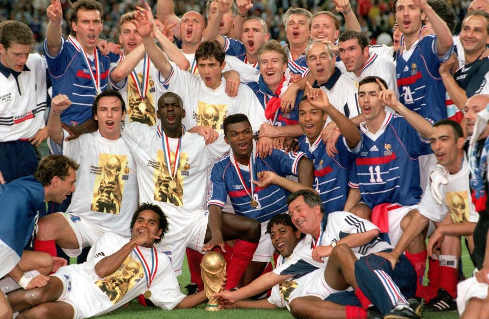  France famously won the World Cup on home soil in 1998