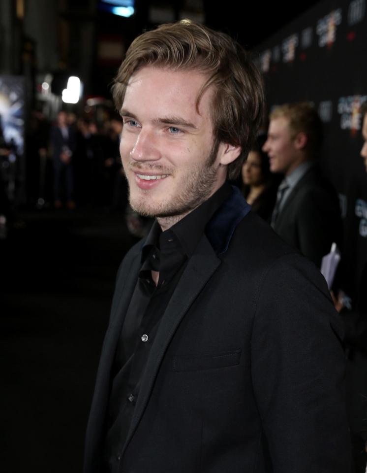  PewDiePie, the world's most successful YouTube star with more than 73.5million subscribers, didn't feature in the video