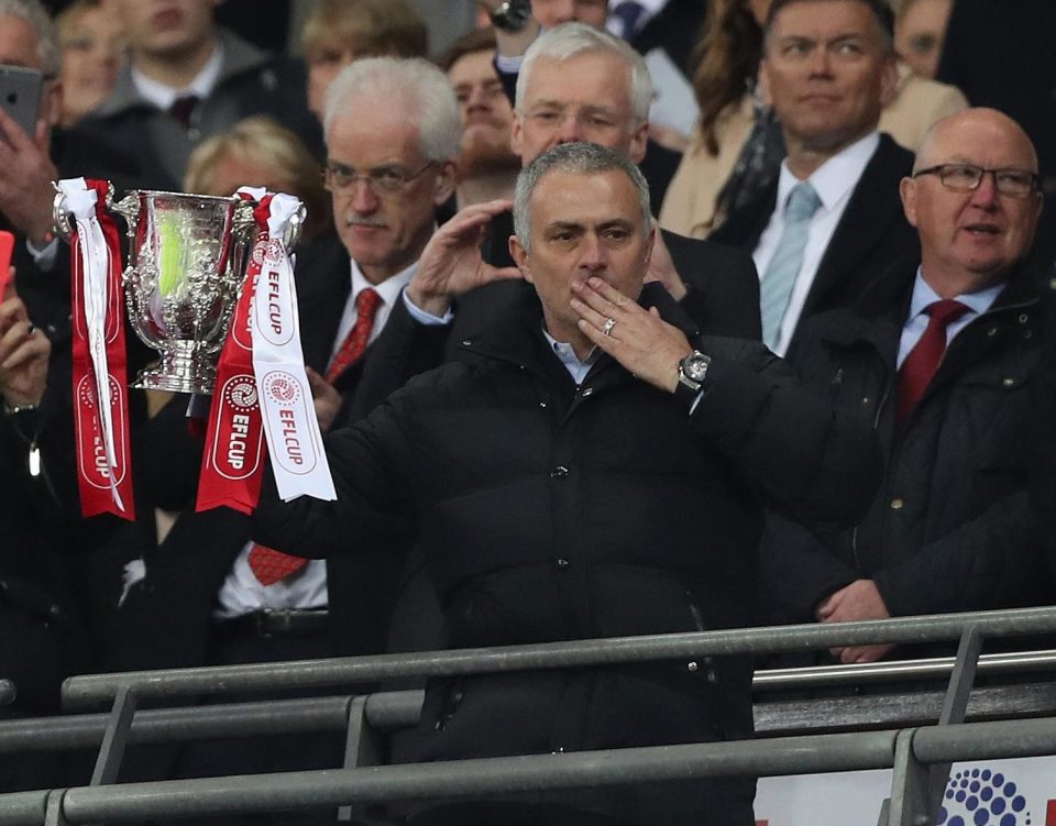  Jose Mourinho won the EFL Cup with Manchester United in 2017