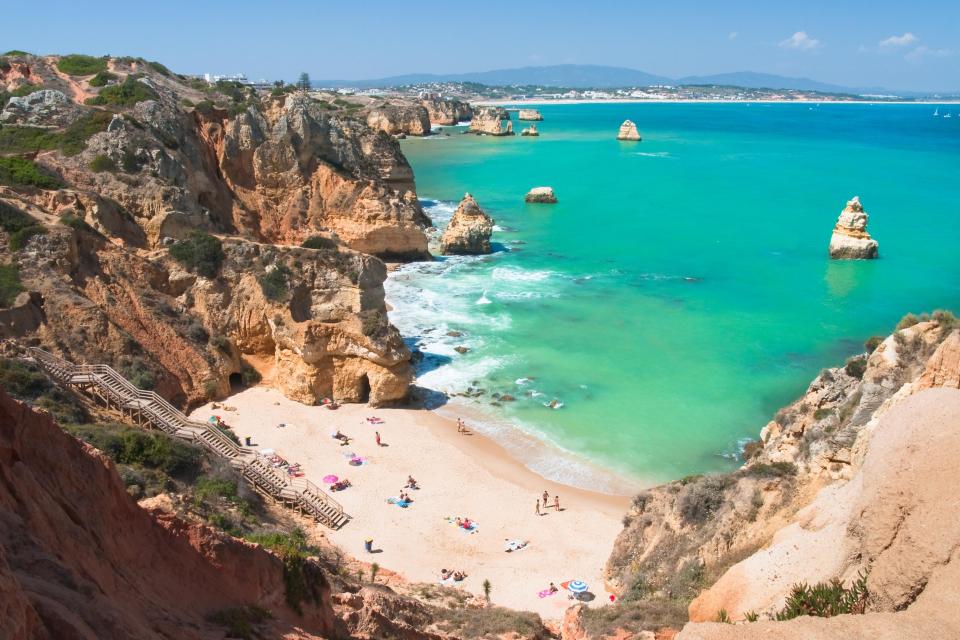  Try your hand at water sports or just soak up the Portuguese sunshine on a family break in Lagos, Portugal