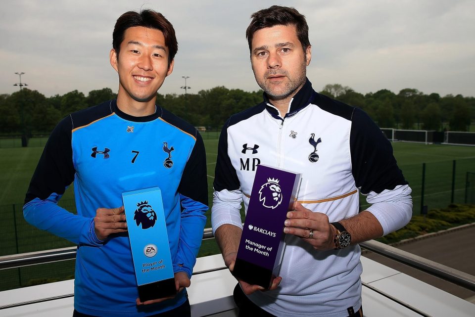  Son recieved two Player of The Month awards last season