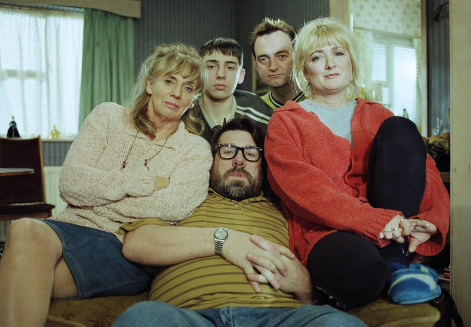  Clockwise from bottom - Ricky Tomlinson (as Jim Royle), Sue Johnston (as Barbara Royle), Caroline Aherne (as Denise Royle), Ralf Little (as Antony Royle) and Craig Cash (as David)