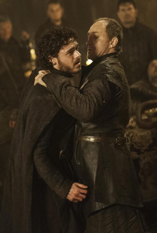  The actor's character Robb Stark met a gruesome end during the Red Wedding