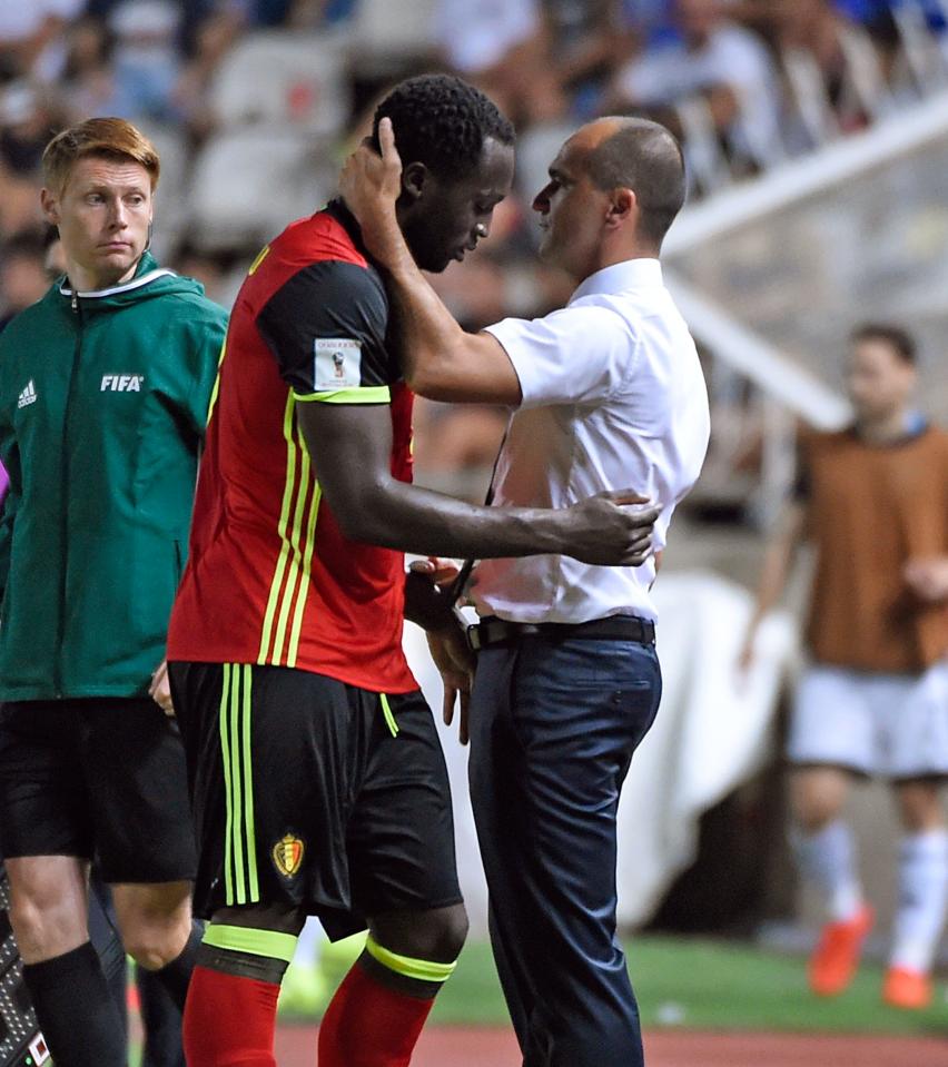  Belgium boss Roberto Martinez says Lukaku doesn't deserve the negative treatment