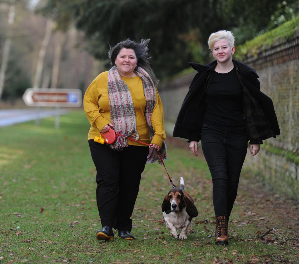  Karen, left, has managed to repay money she owed and help daughter Rachel, right, learn to drive