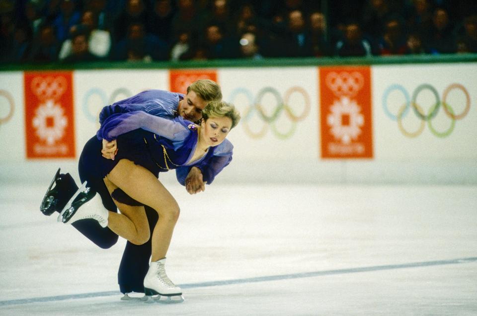  Although the pair admitted they had never been in love, they were the perfect match on the ice