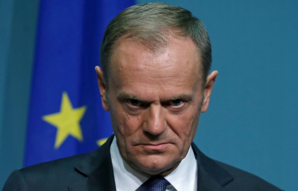 EU Council President Donald Tusk said a Brexit deal looked impossible after May’s historic defeat in the Commons last night