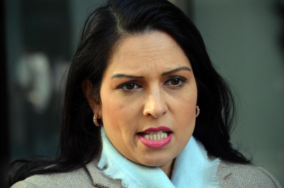  Priti Patel says that this betrays the Treasury's real priorities