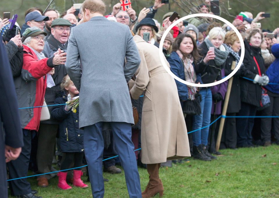  Karen Anvil was in the crowds at Sandringham last year hoping to get a picture of the royal family leaving church on Christmas day