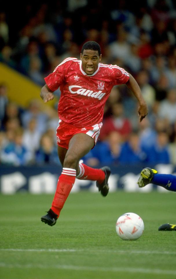  Winger John Barnes conjured sublime goals and assists in his decade at Anfield