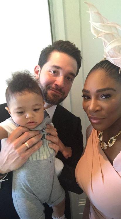  Serena Williams, who went to Meghan's May wedding, gave birth to baby Alexis last year