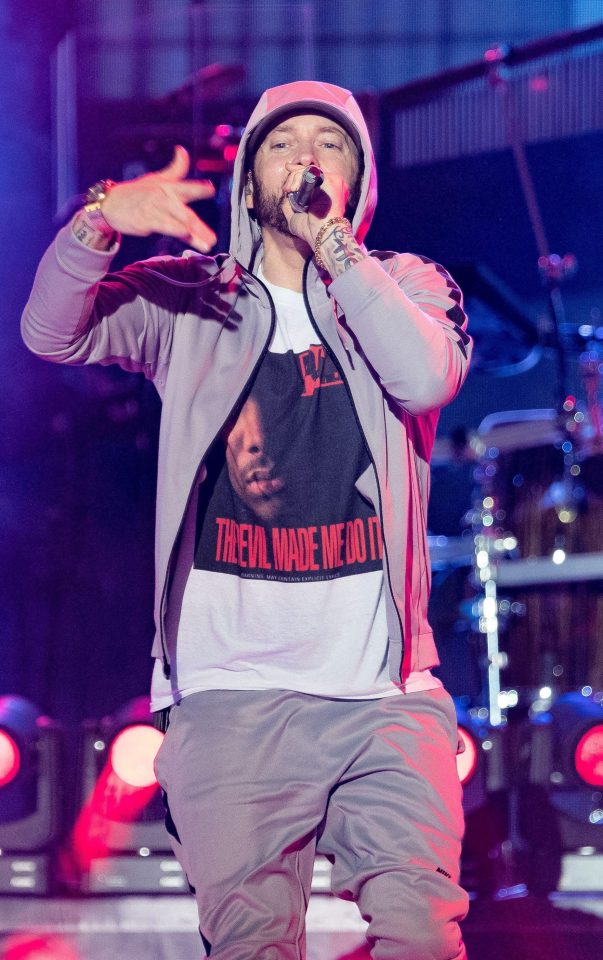  Eminem's recent free-style rap has been slammed for being 'disgusting'