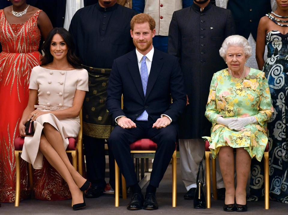  The Duke and Duchess of Sussex met the Queen at Buckingham Palace to discuss the matter