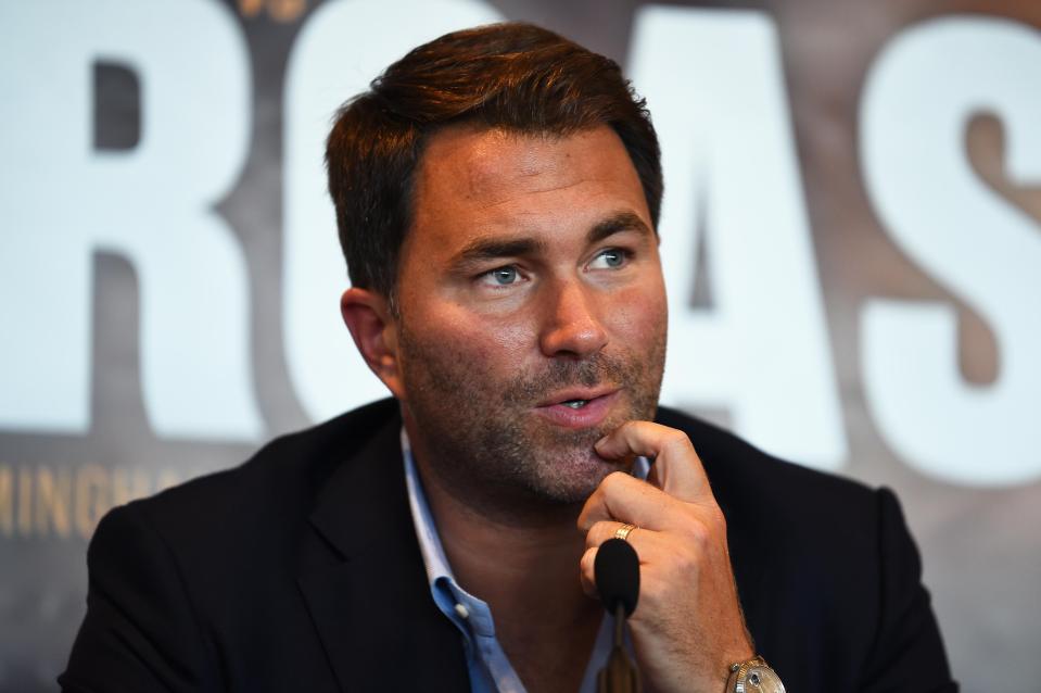  Promoter Eddie Hearn says Joshua would rather fight Fury