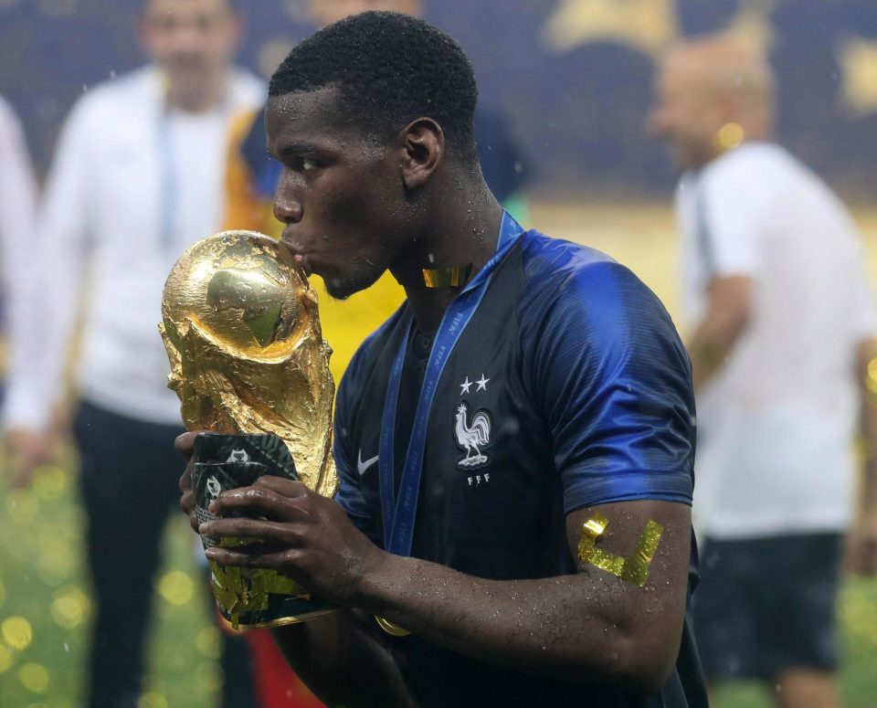  Paul Pogba won the World Cup with France in the summer