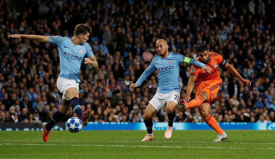  The Midfielder scored in Lyon's away visit at City