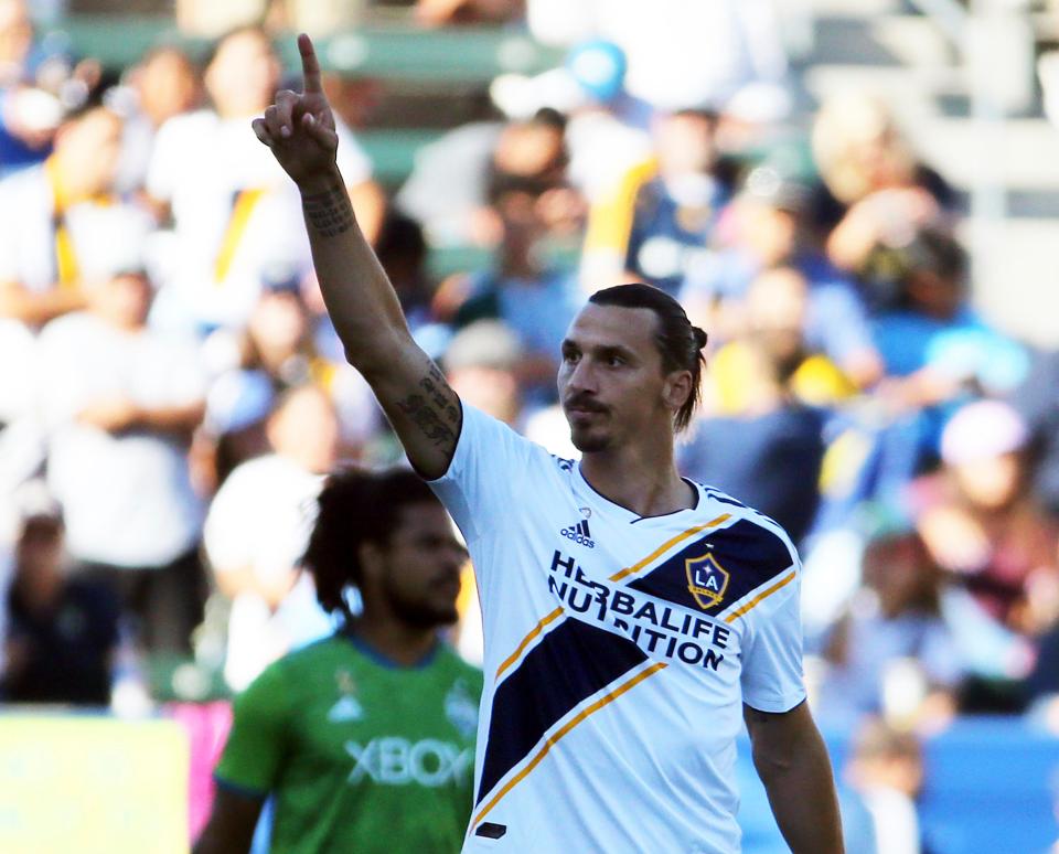  Ibrahimovic has been in stunning form for LA Galaxy since joining them in March